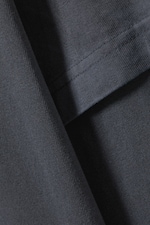 Gewaschenes Dunkelblau - Doppellagiges Baumwoll-T-Shirt - 7