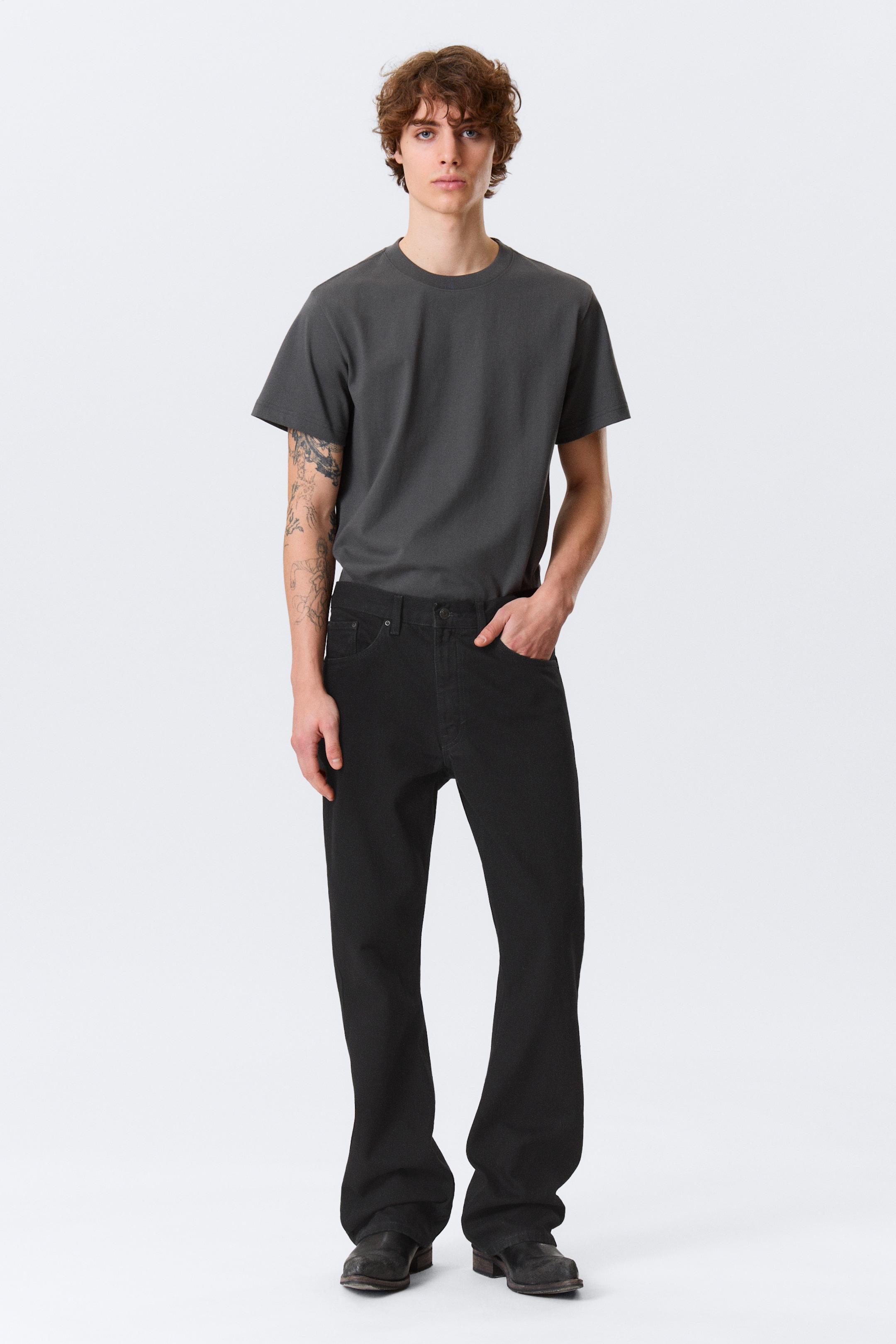 Agrandir l'image: Jean bootcut décontracté Mercury - Black Rinse - Noir - HOMME | H&M CH 1