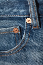 Wellenblau - Lockere Jeansshorts Space - 1