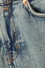 Gevlekt blauw - Anaheim lange denim rok - 1