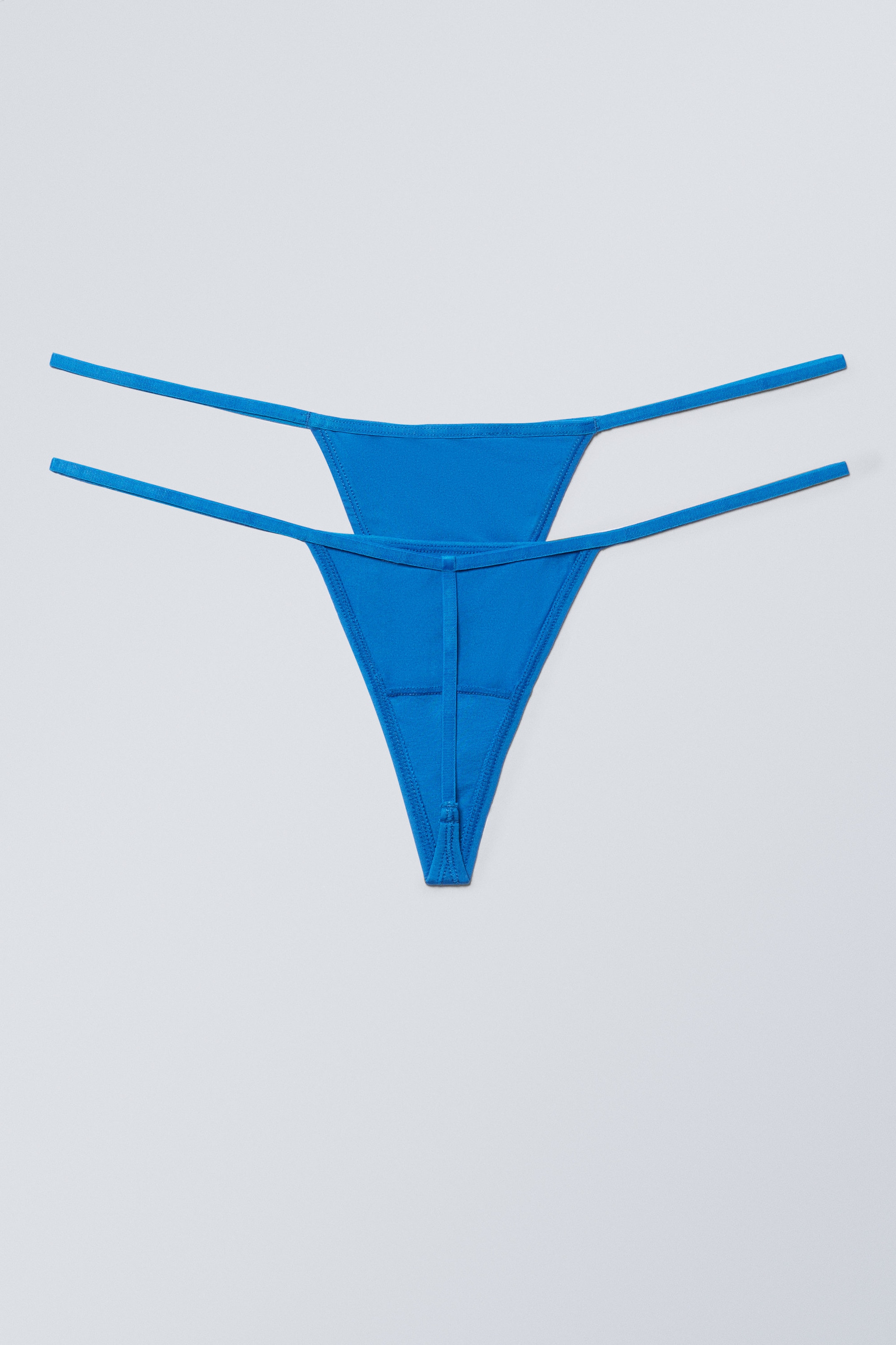 Bright Blue - 2-pack Minimal Thongs - 1