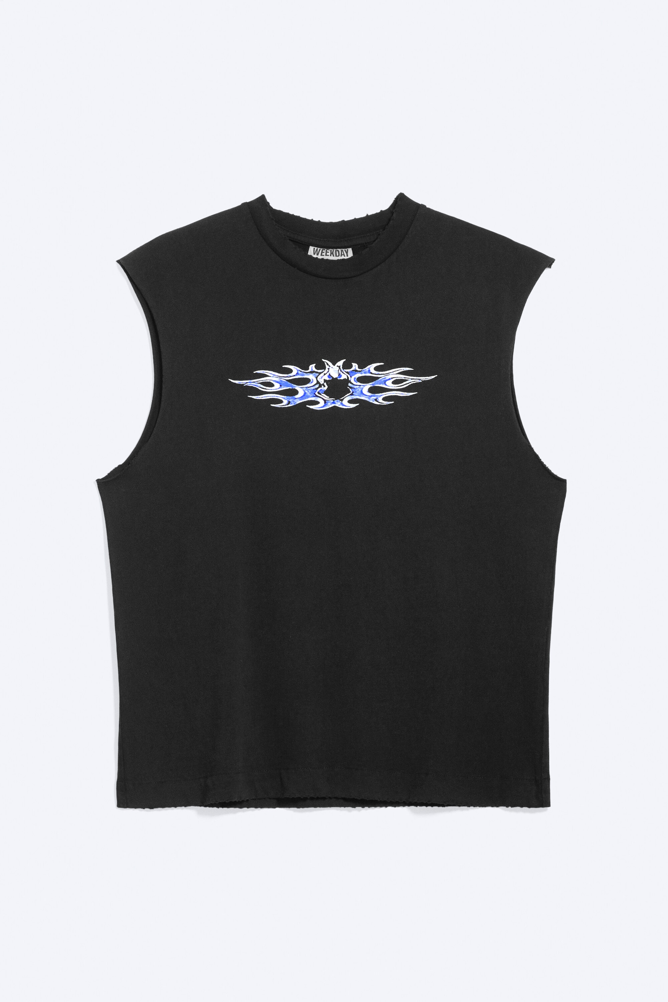 Black - Graphic square tank top - 3
