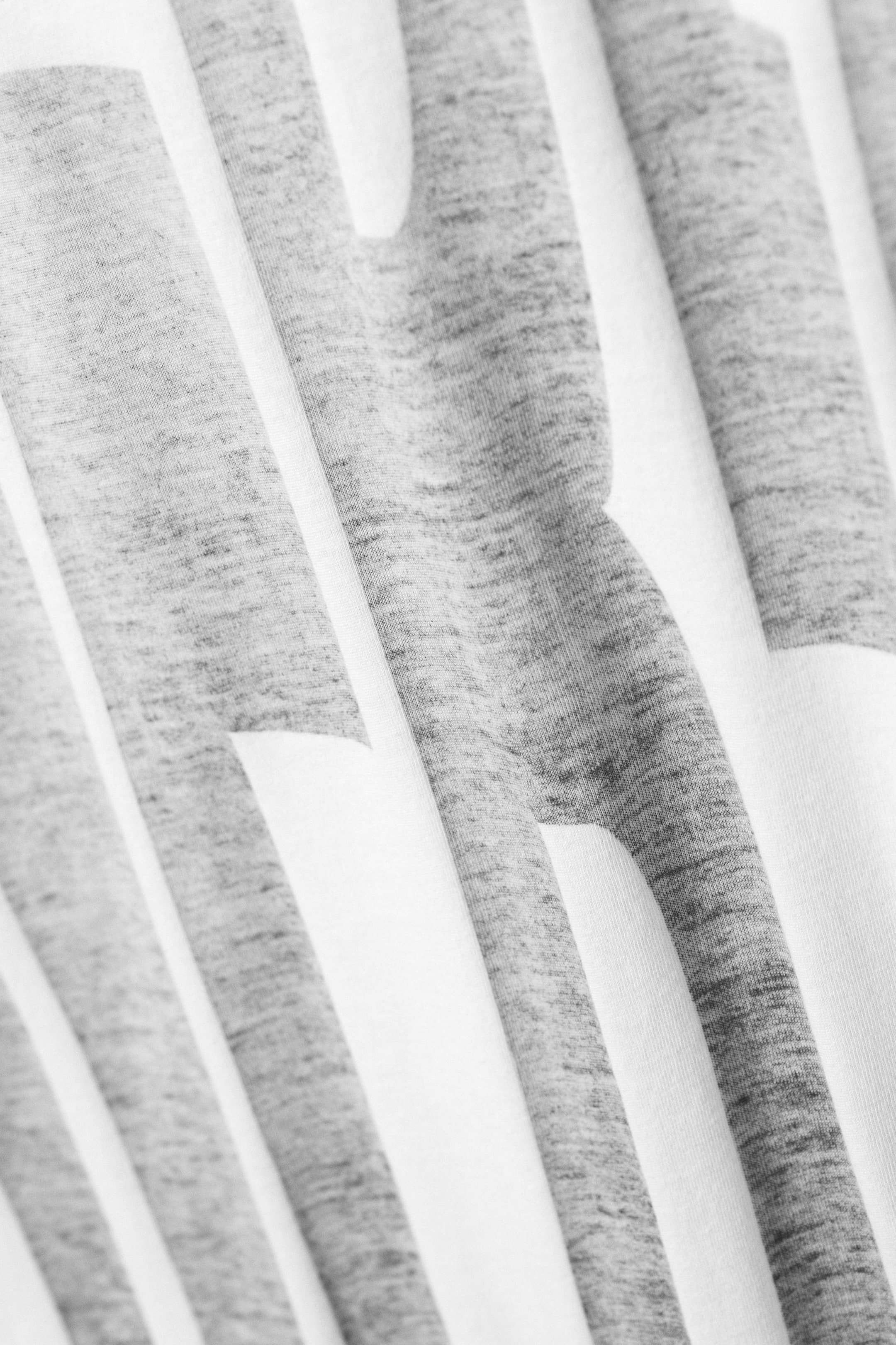 White - Energy - Wide Oversized Printed T-shirt - 4