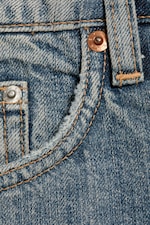 Redondo Blue - Medium Blue - Atom knelange shorts i denim med lavt liv og normal passform - 1
