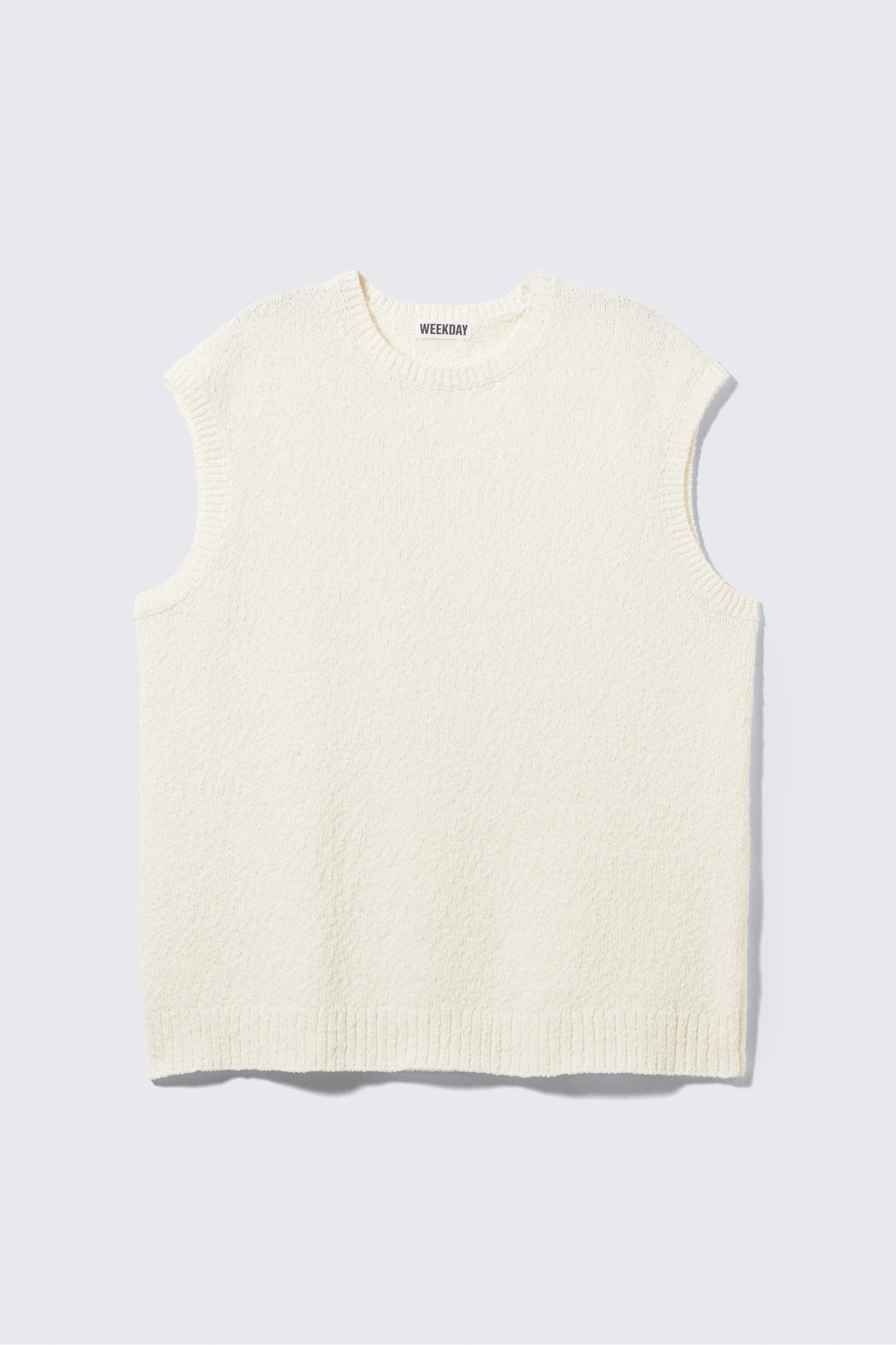 Agrandir l'image: Débardeur carré en maille texturée - Blanc cassé - FEMME | H&M FR 4