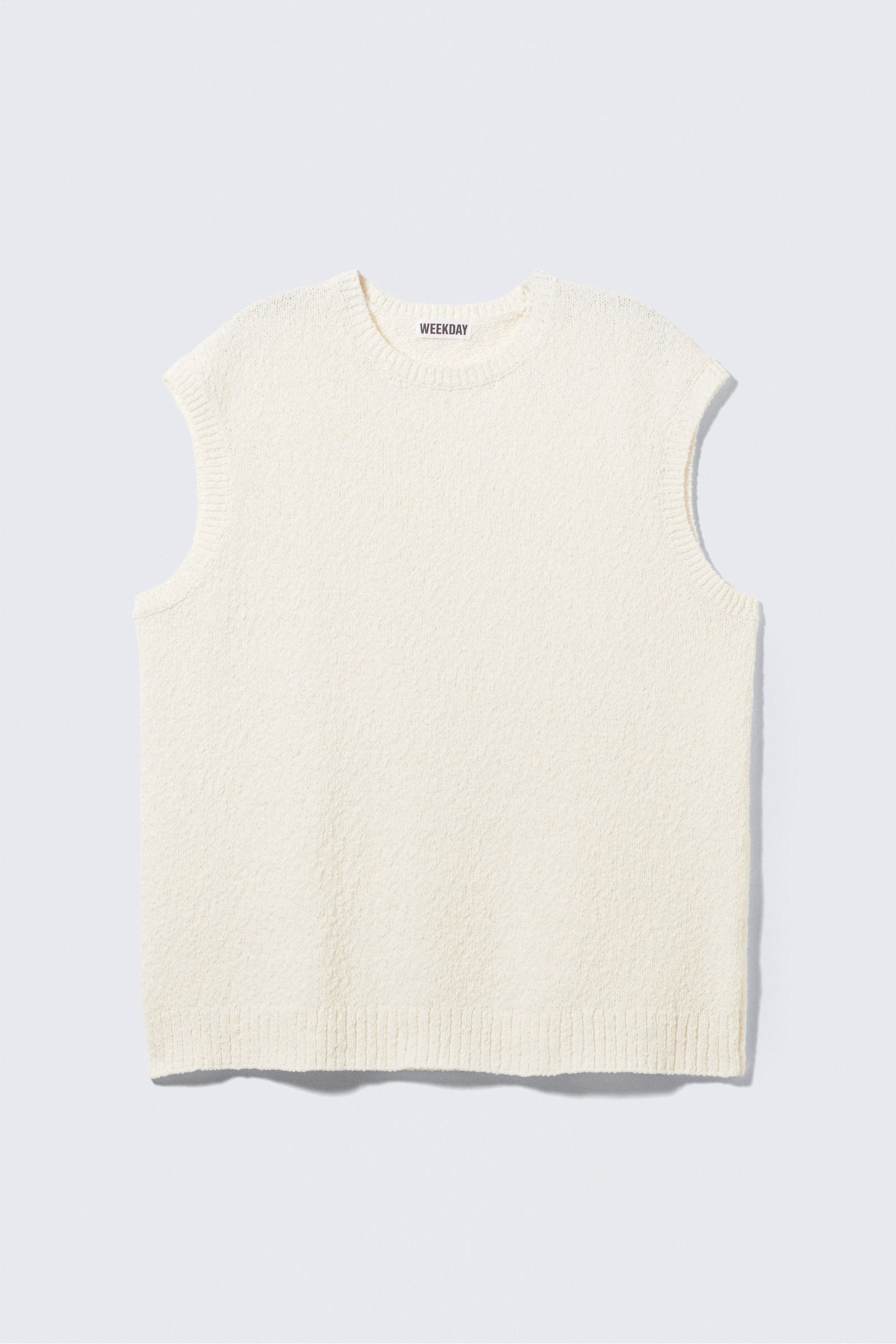Off-white - Boxy Textured Knitted Vest - 3
