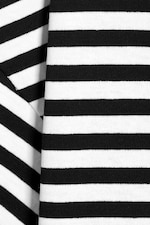 Striped White/Black - LOOSE FIT T-SHIRT - 1
