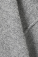 Grey Melange - Relaxed Knitted Sweater - 5