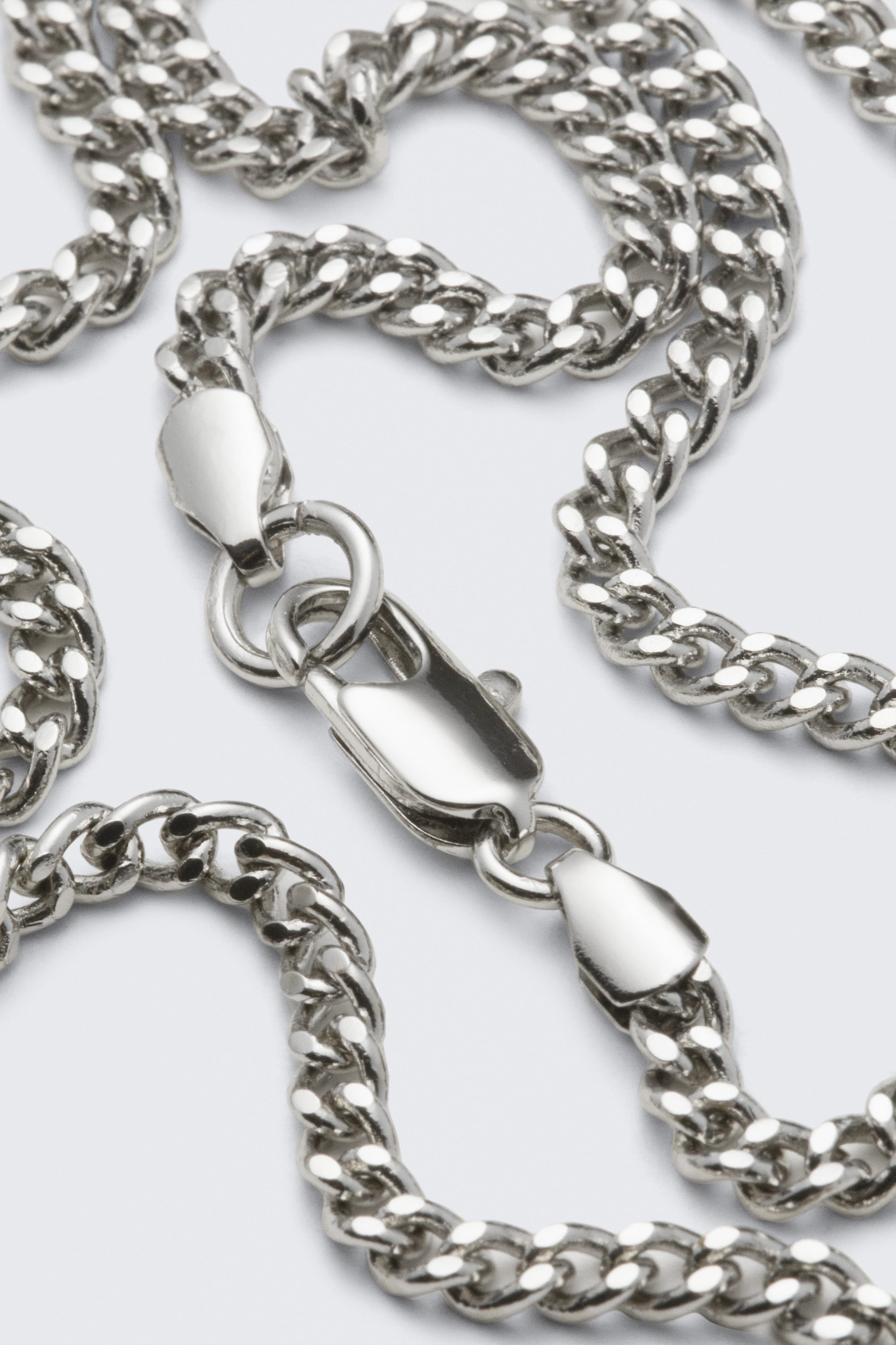 Silver - Halsband med pansarkedja - 2