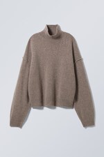 Mocha - Norah Wool Sweater - 0