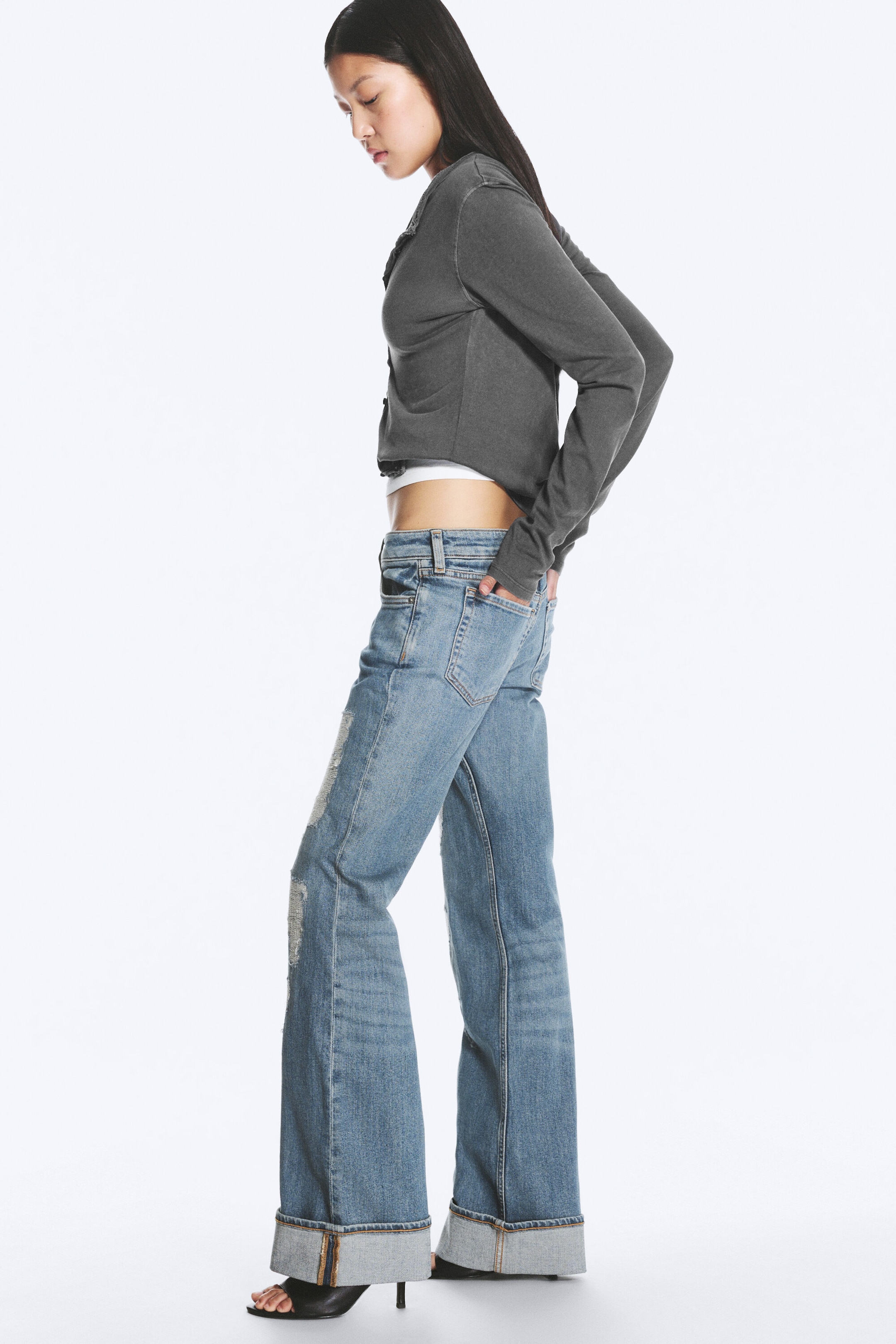 Arizona – Bleu moyen - EMBER JEAN AJUSTÉ BOOTCUT TAILLE BASSE - 3
