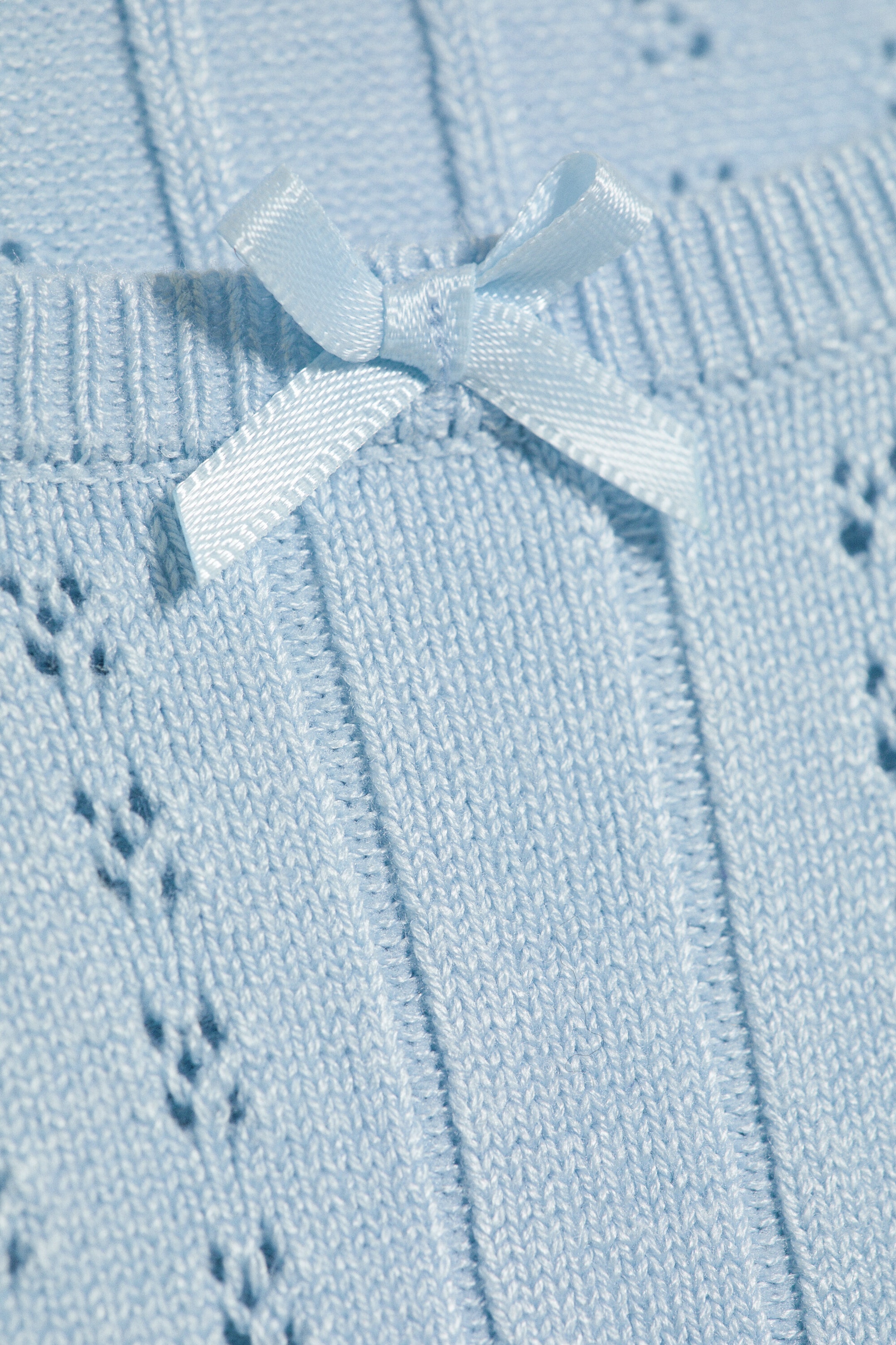 Light Blue - Slim Fit Knitted Sweater - 5