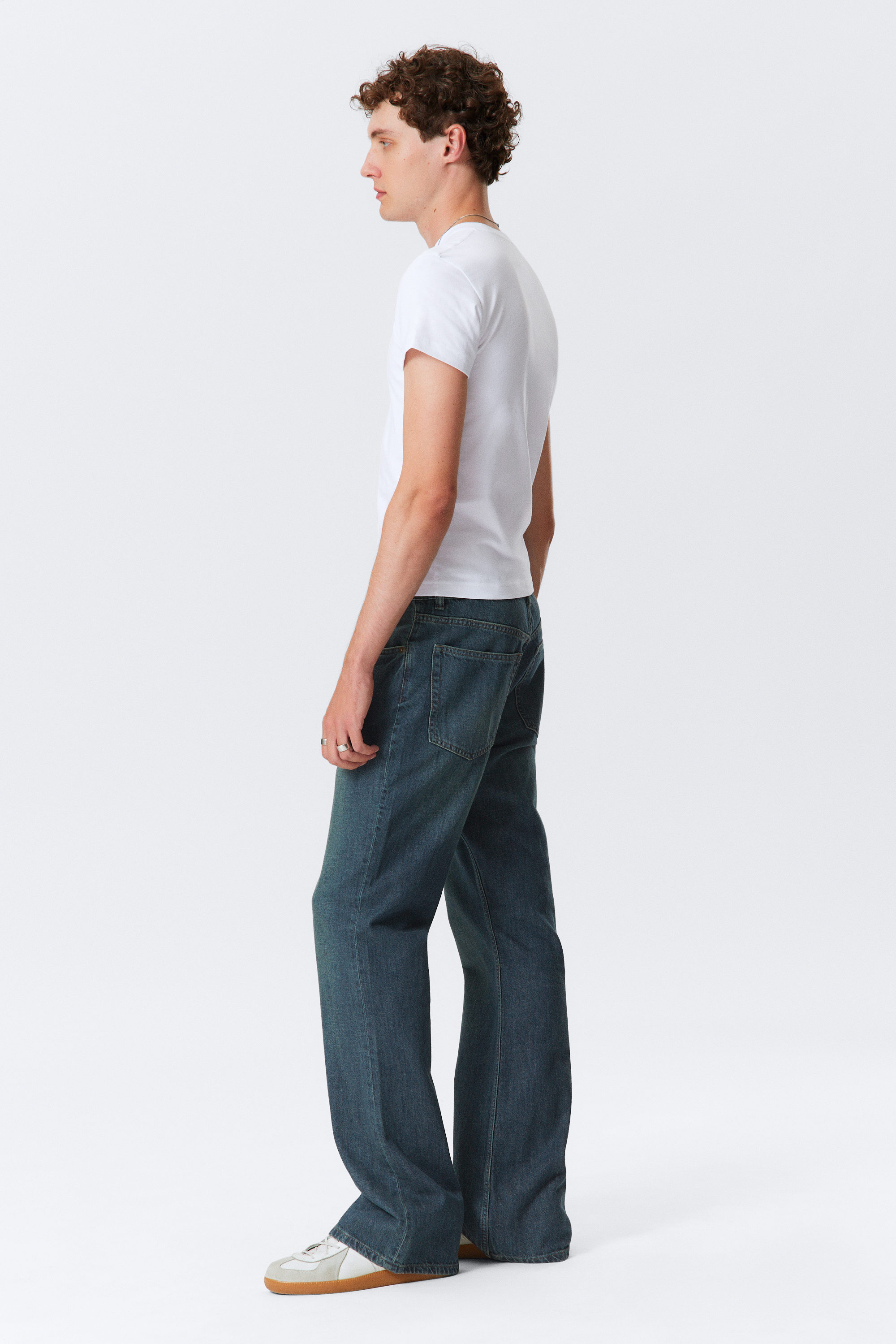 Lake Blue - Mittelblau - Mercury Relaxed Bootcut Leg Jeans - 2