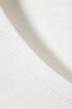 White - Dragon Fruit - Cropped Printed Ribbed Cotton T-shirt - 4