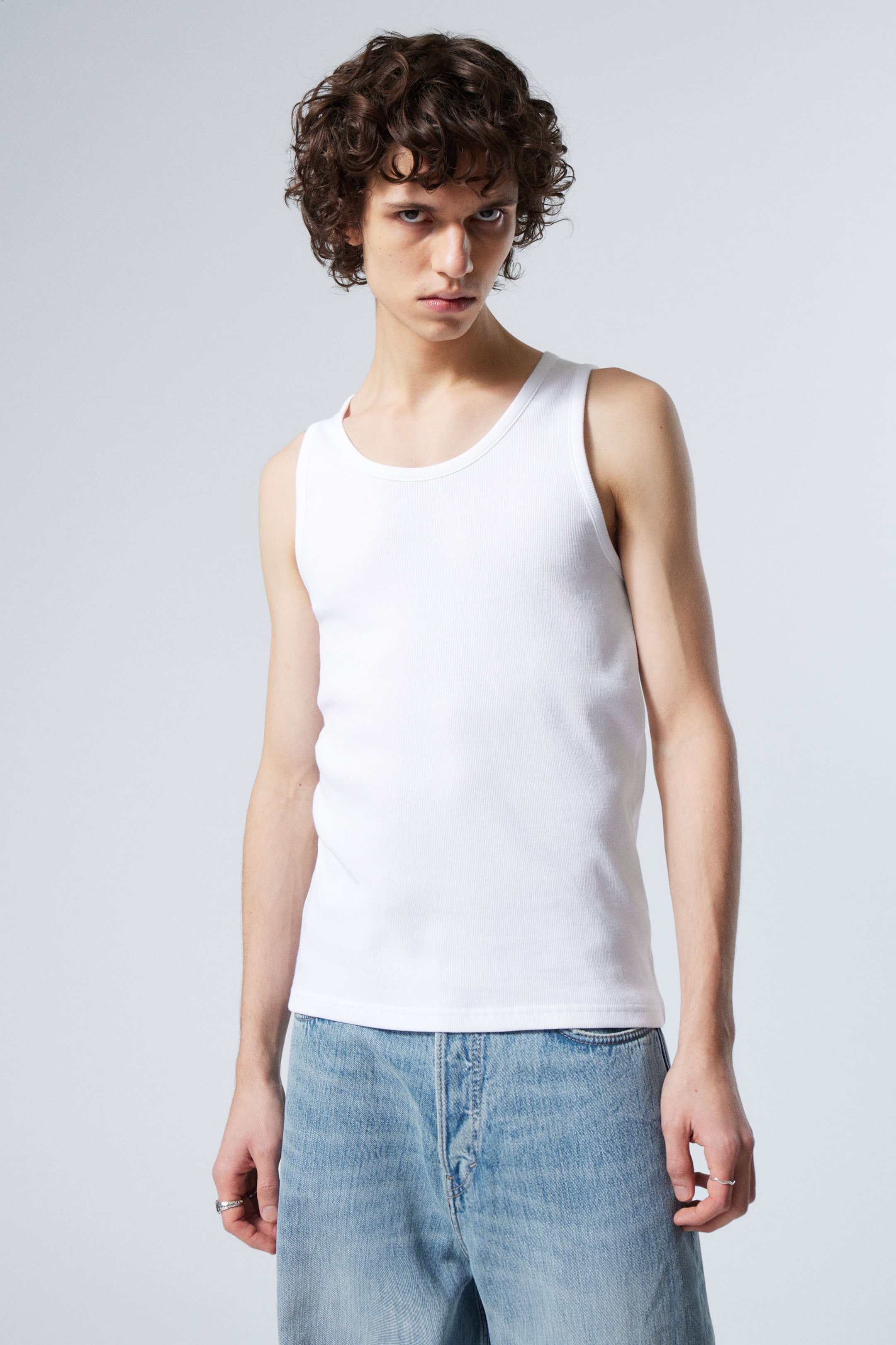 #FFFFFF - Standaard tanktop - 1