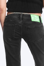 Washed Black - Black - RIOT LOW WAIST SLIM FIT BOOTCUT JEANS - 3