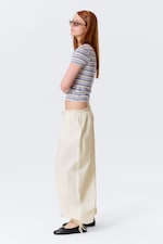 Off-white - Low Rise Ruched Drawstring Trousers - 2