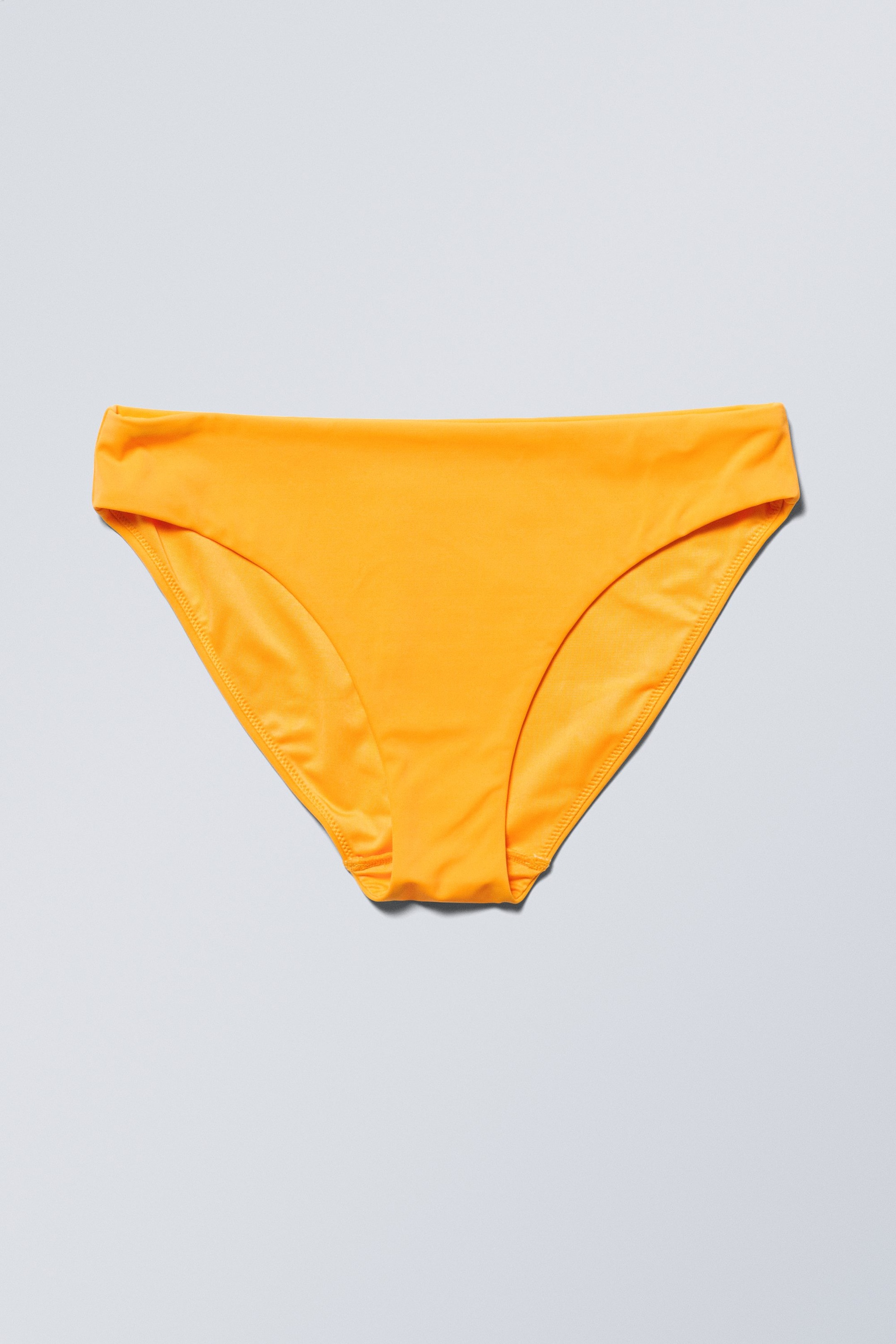 Golden Yellow - Ava Basic Bikini Bottom - 0
