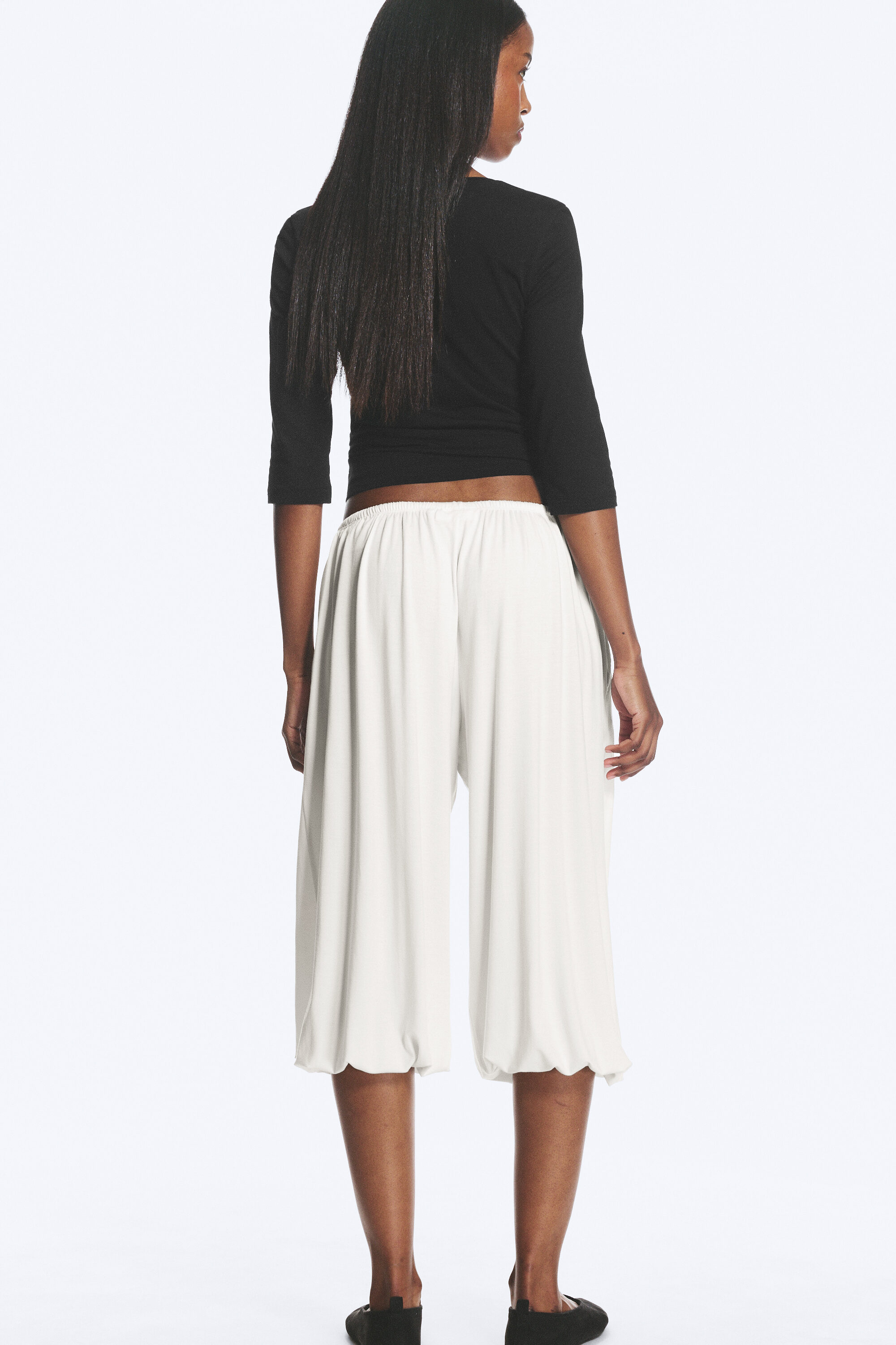 jersey pantaloon - White | Weekday WW