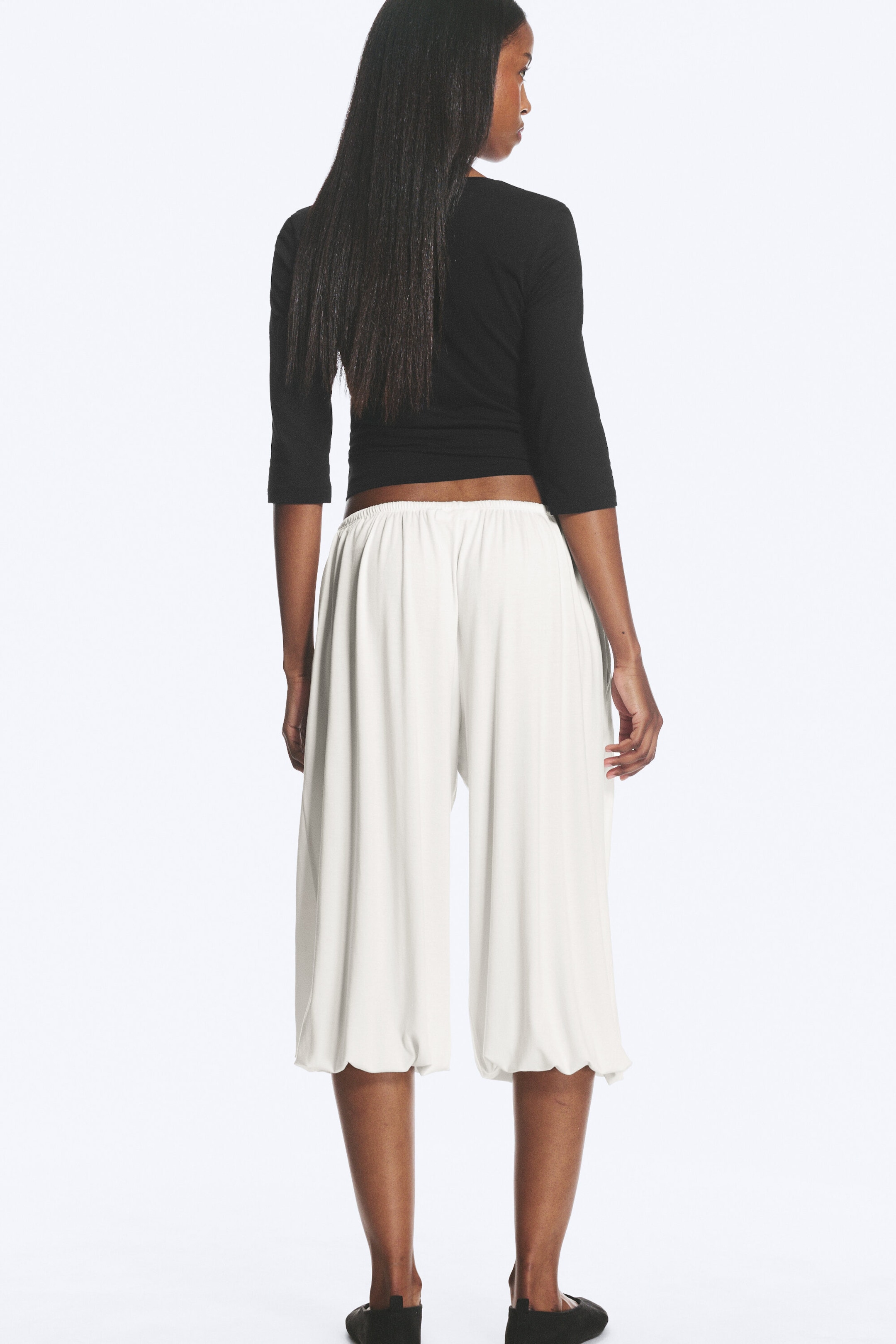 White - Jersey Pantaloon - 3