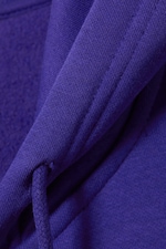 Purple - Oversized Midweight Zip Hoodie - 1