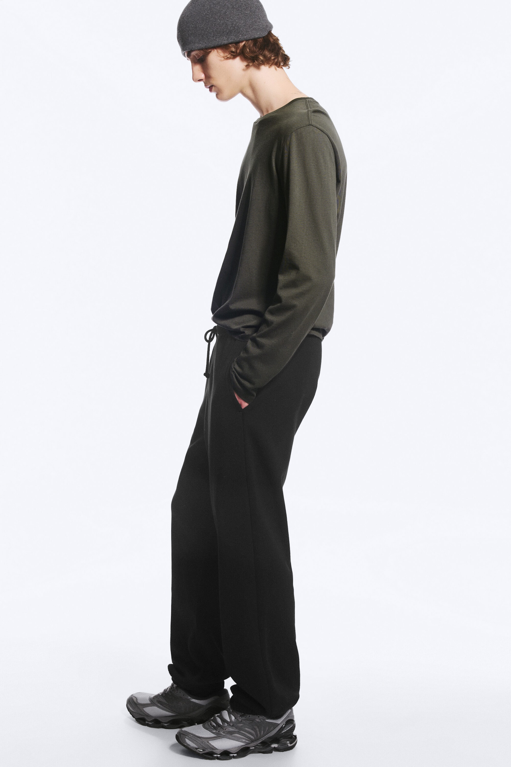 Schwarz - Klassische Sweatpants - 2