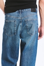 Sailor Blue - Medium Blue - Solar Loose Wide Leg Unisex Jeans - 1