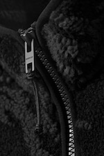 Noir - Tribal - Veste zippée en jacquard - 4