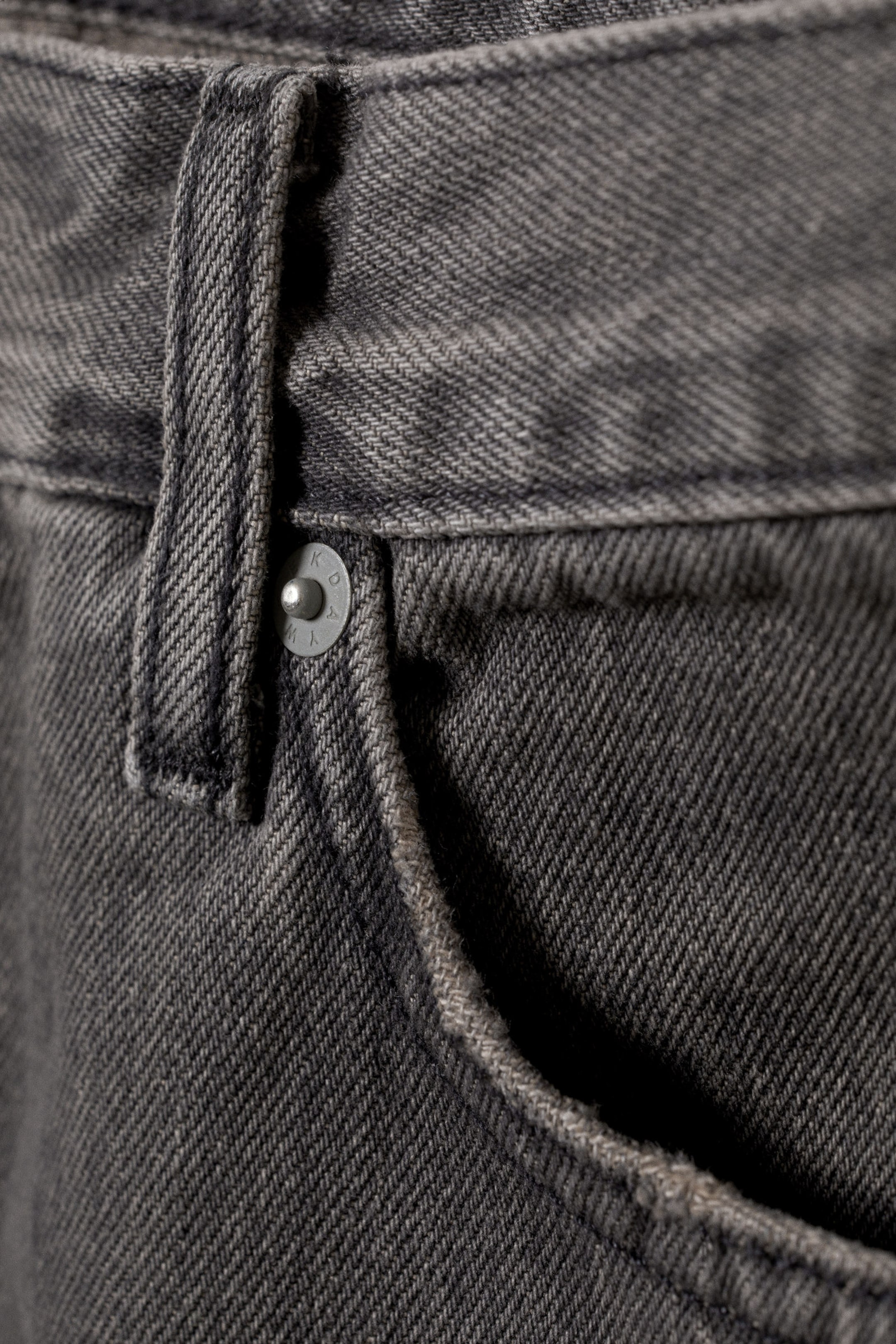 Clay Grey - Grau - Space Relaxed Straight Leg Jeans - 2