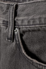 Clay Grey - Grey - Space Mid Rise Relaxed Straight Jeans - 1