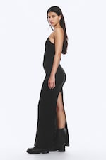 Black - Racerback Jersey Maxi Dress - 2