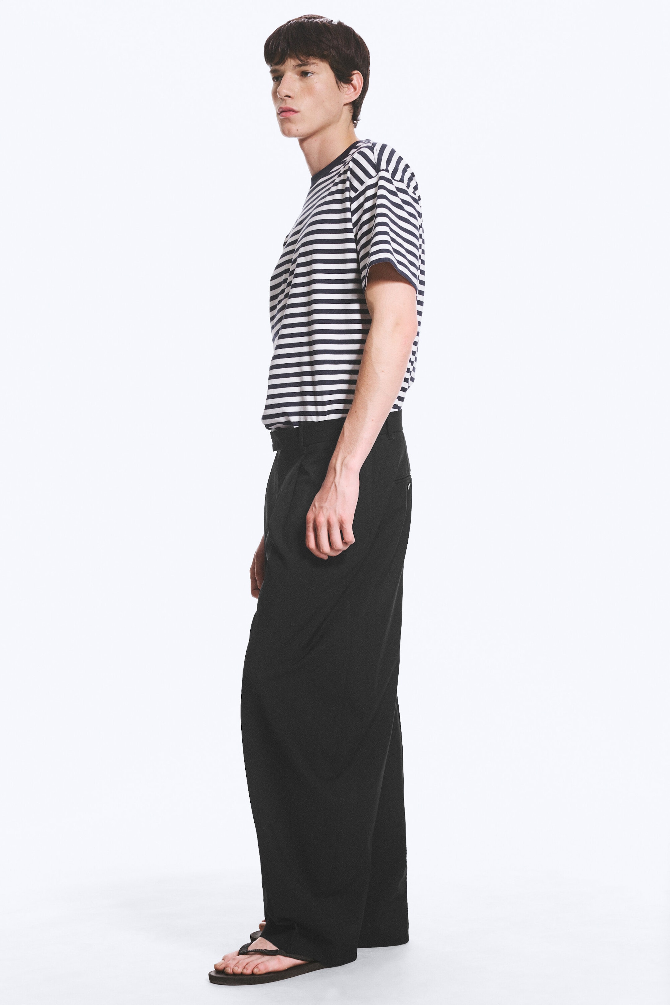 Zwart - Felix Barrel Trousers - 3