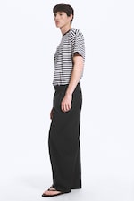Zwart - Felix Barrel Trousers - 3