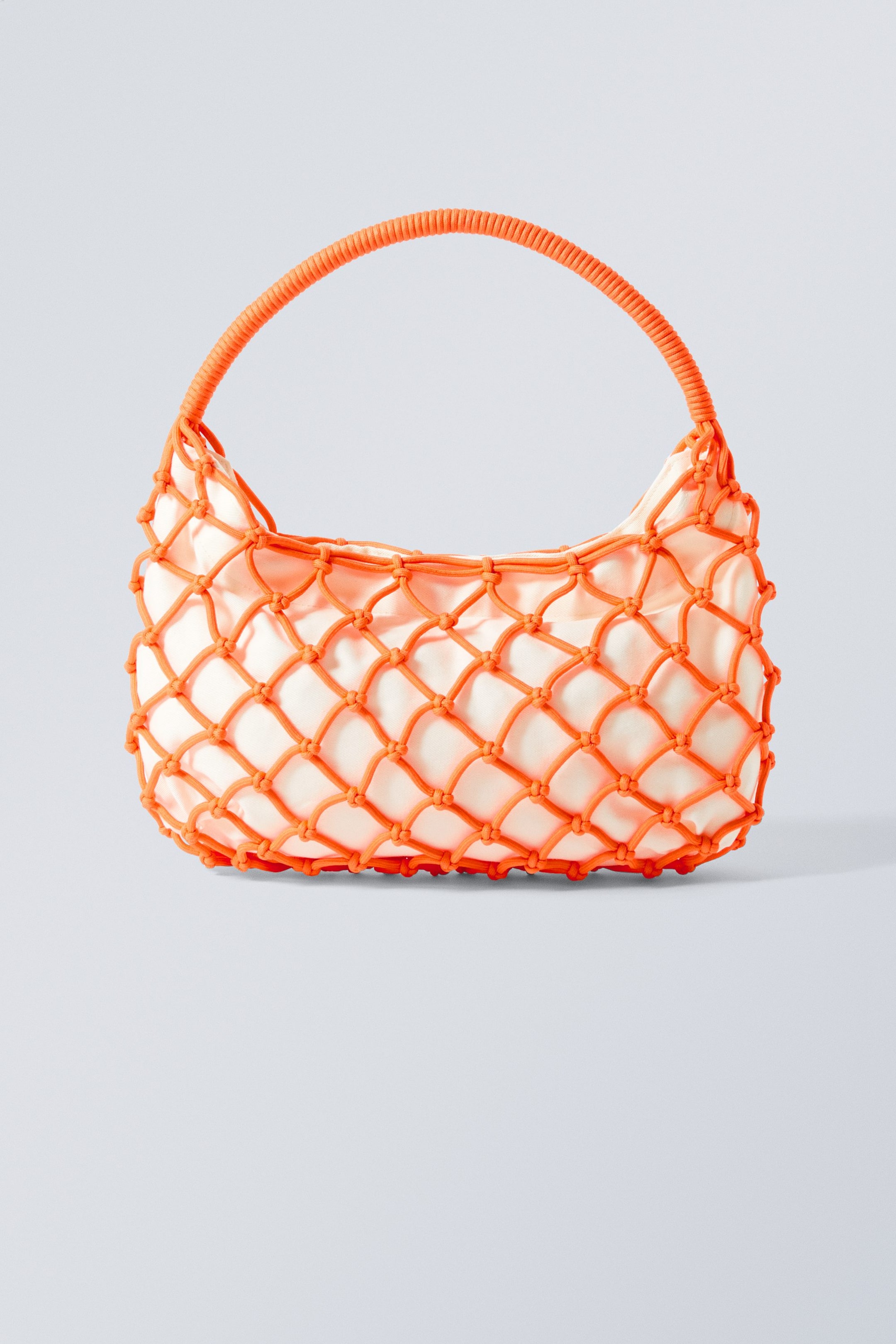 Orange & white - NomiNetHandbag - 0