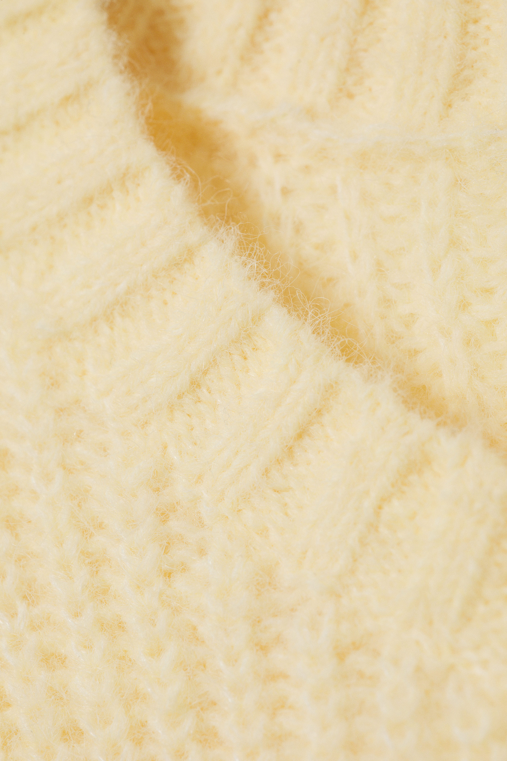 Hellgelb - Weicher Strickcardigan - 2