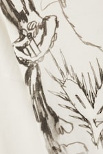 Weiß - Skizzenbuch - Kastiges Langarmshirt mit Grafikprint - 2