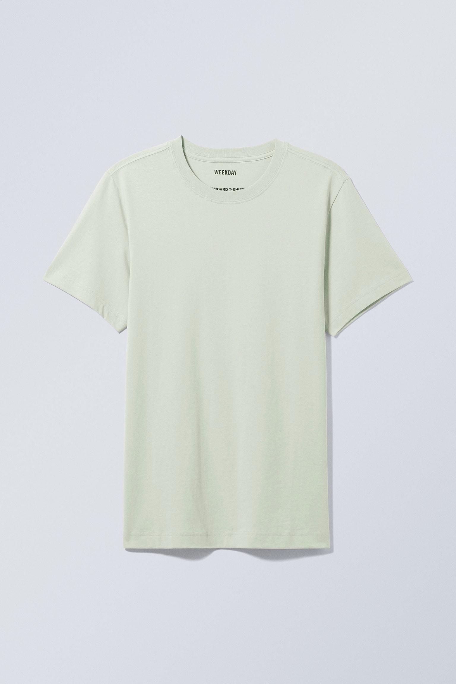 Mittelschweres Standard-T-Shirt - Pastellgrün/Schwarz/Weiß - 2