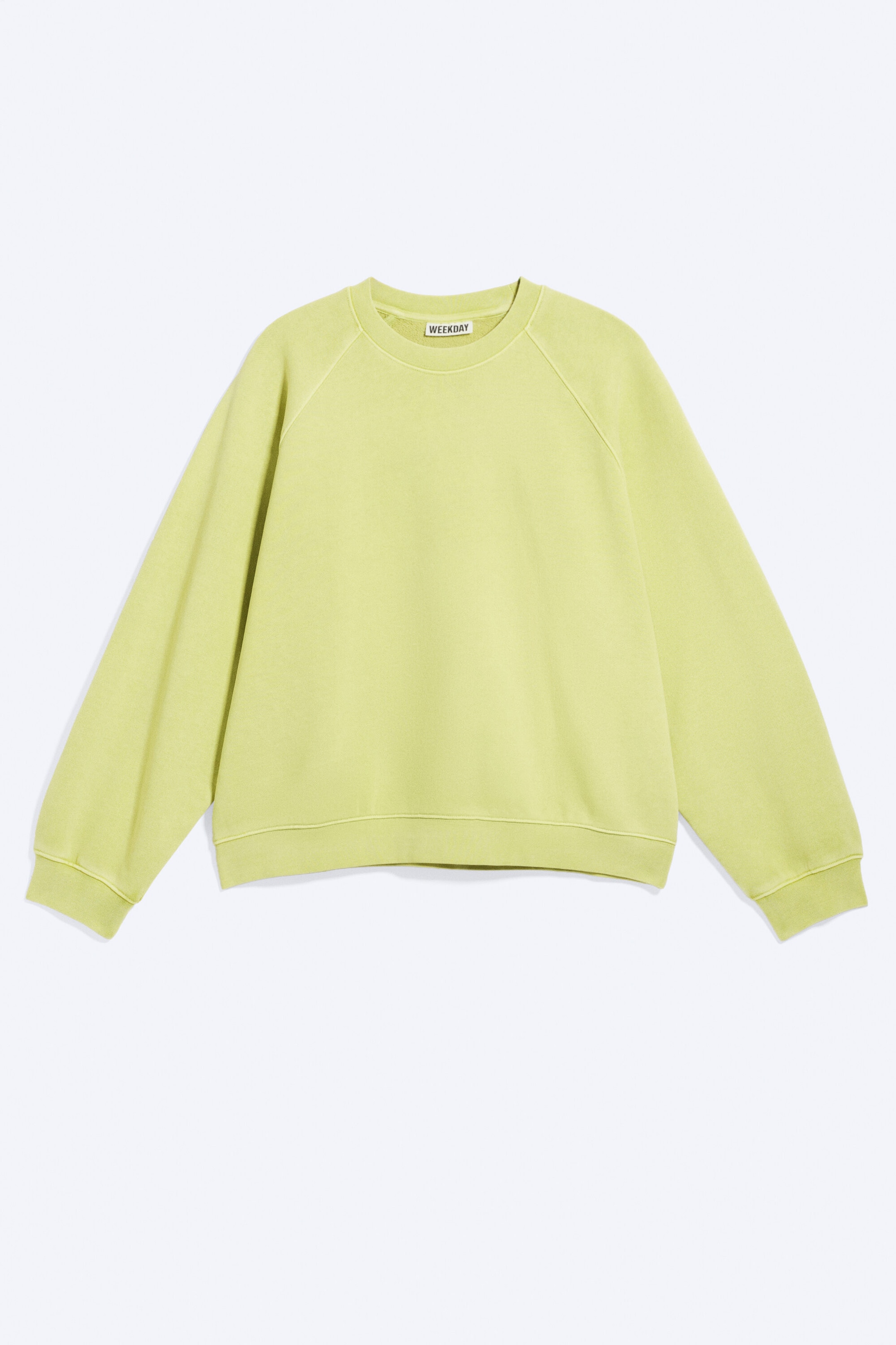 Helles Mattgrün - Relaxed Sweatshirt mit Boxy Fit - 0