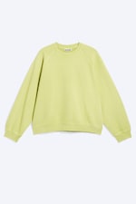 Helles Mattgrün - Relaxed Sweatshirt mit Boxy Fit - 0