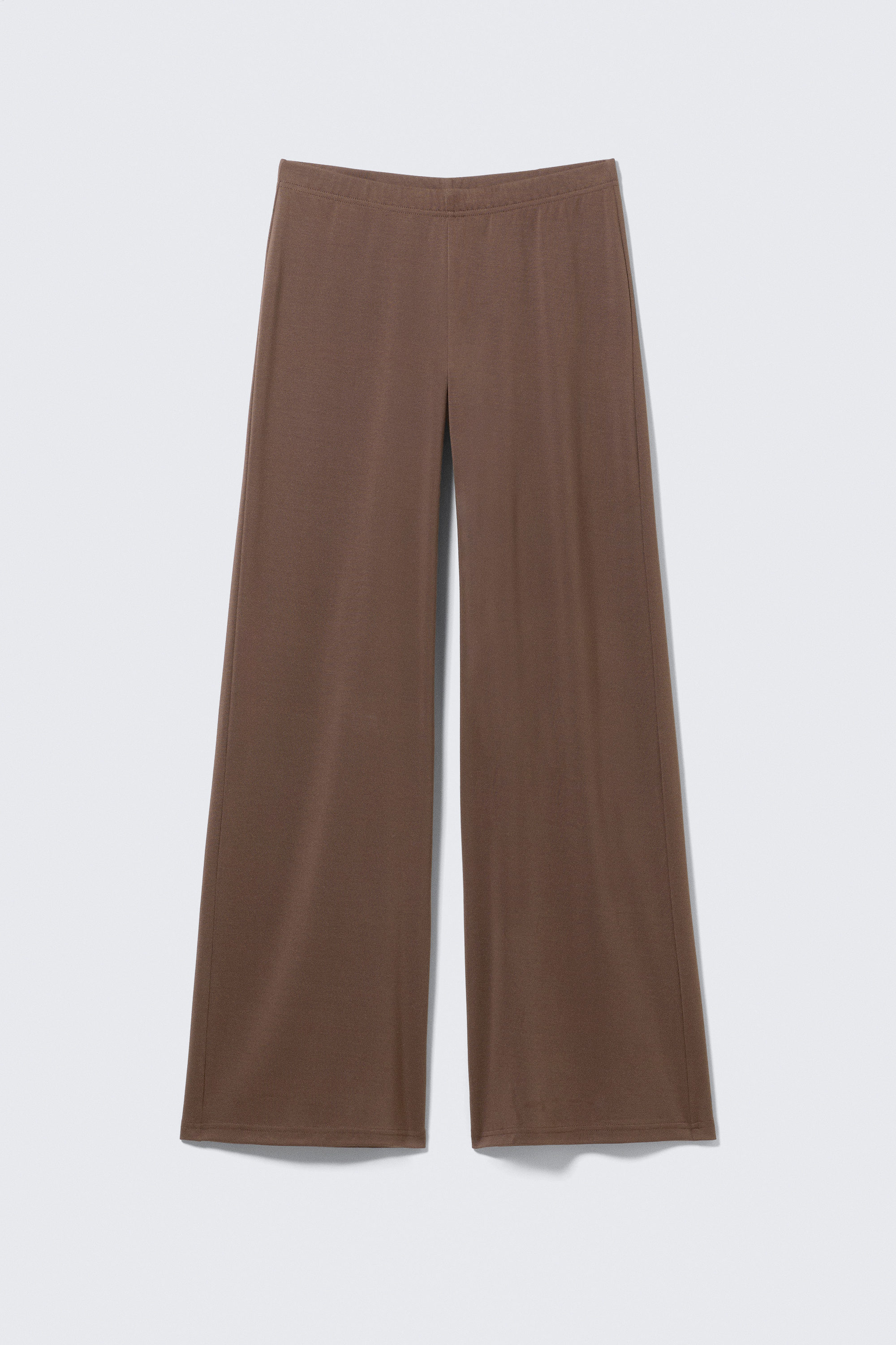 Washed Mole - Soft Low Rise Loose Wide Leg Trousers - 4