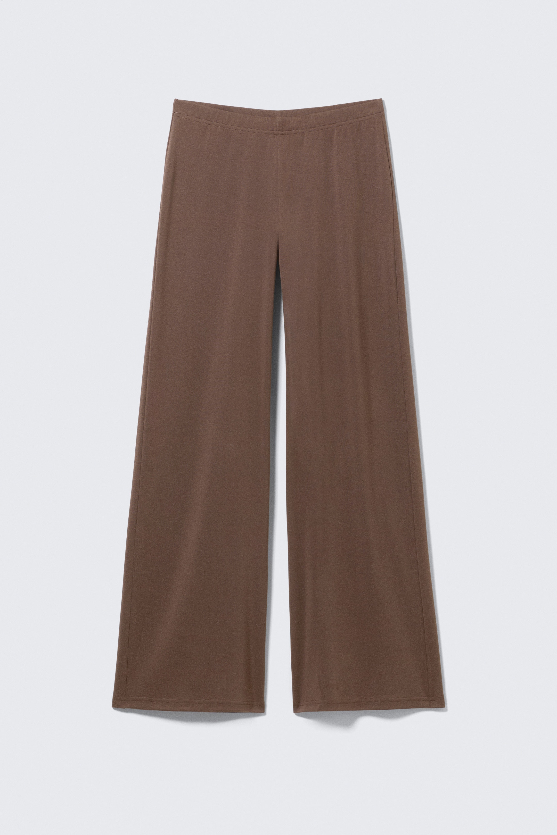 Washed Mole - Soft Low Rise Loose Wide Leg Trousers - 4