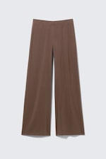 Washed Mole - Soft Low Rise Loose Wide Leg Trousers - 4