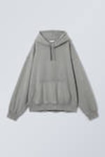 Washed Dusty Grey - Boxy Heavyweight Hoodie - 0