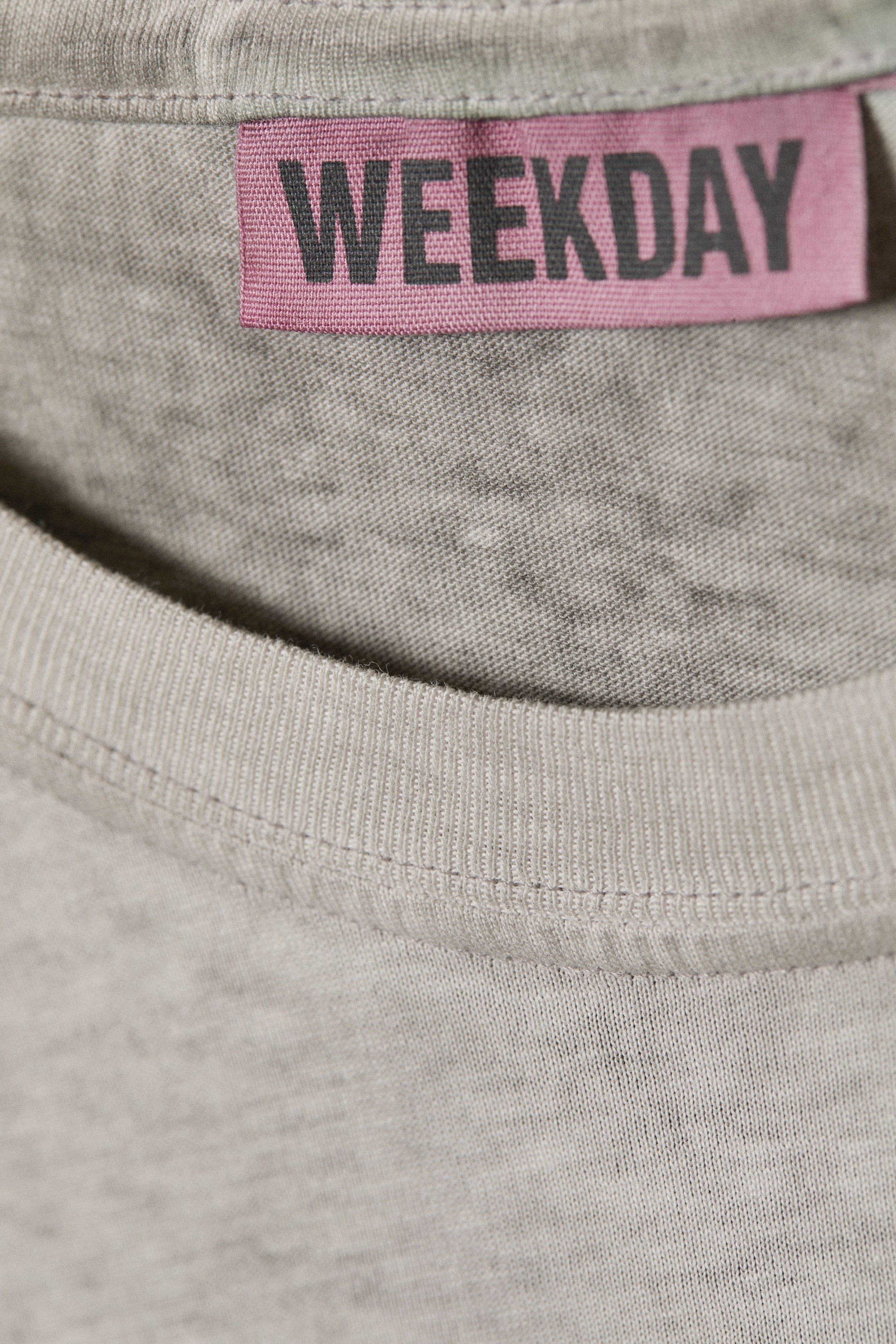 Washed Dark Mole - Relaxed Long-Sleeved Cotton T-Shirt - 2