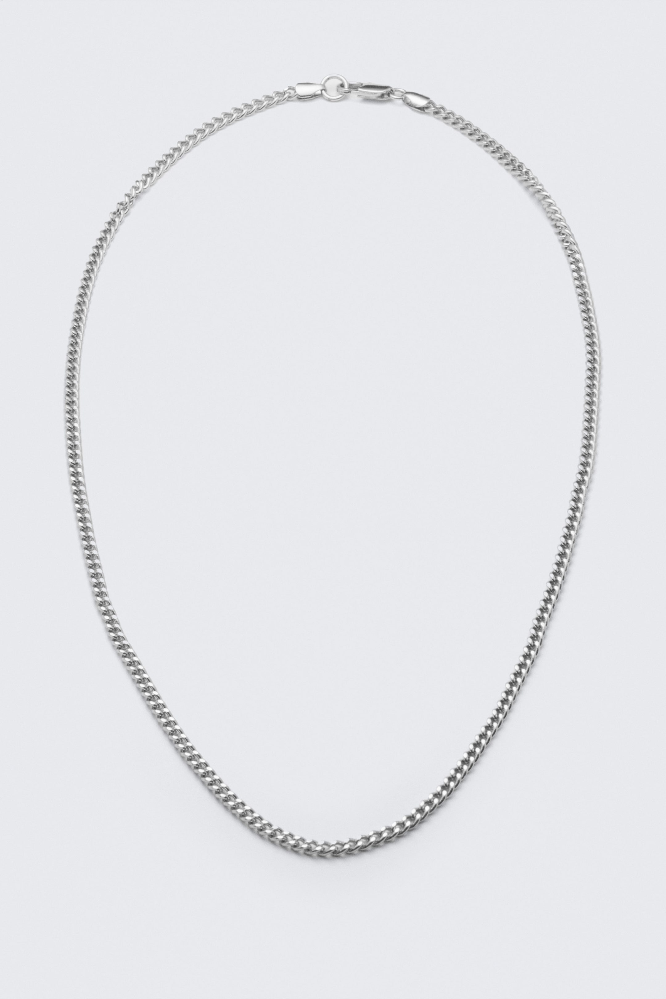 Silberfarben - Klassische Panzerkette - 2