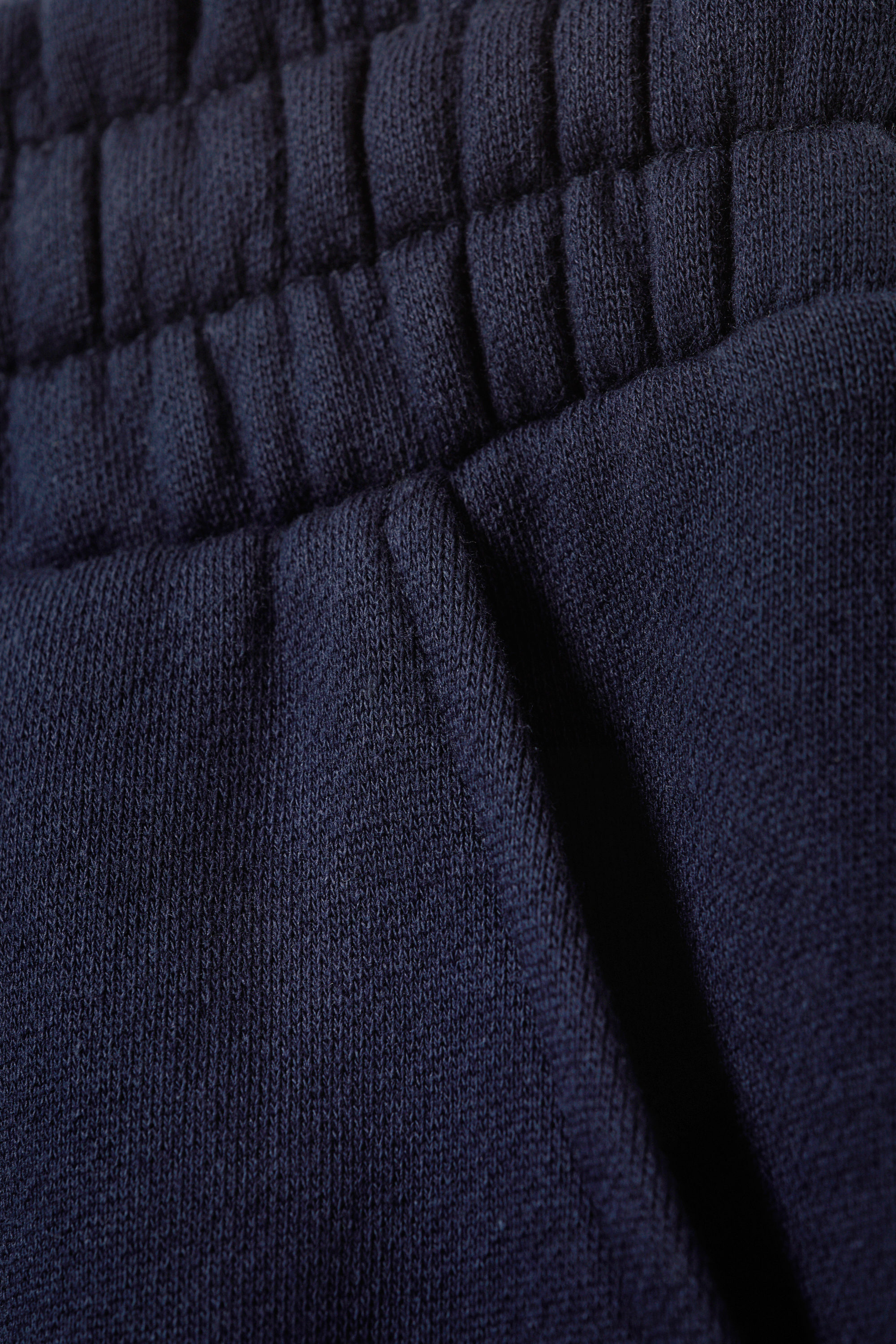 Dark Blue - Loose Long Heavyweight Sweatpants - 3