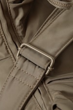 Dark Beige - RUCHED CROSSBODY BAG - 2