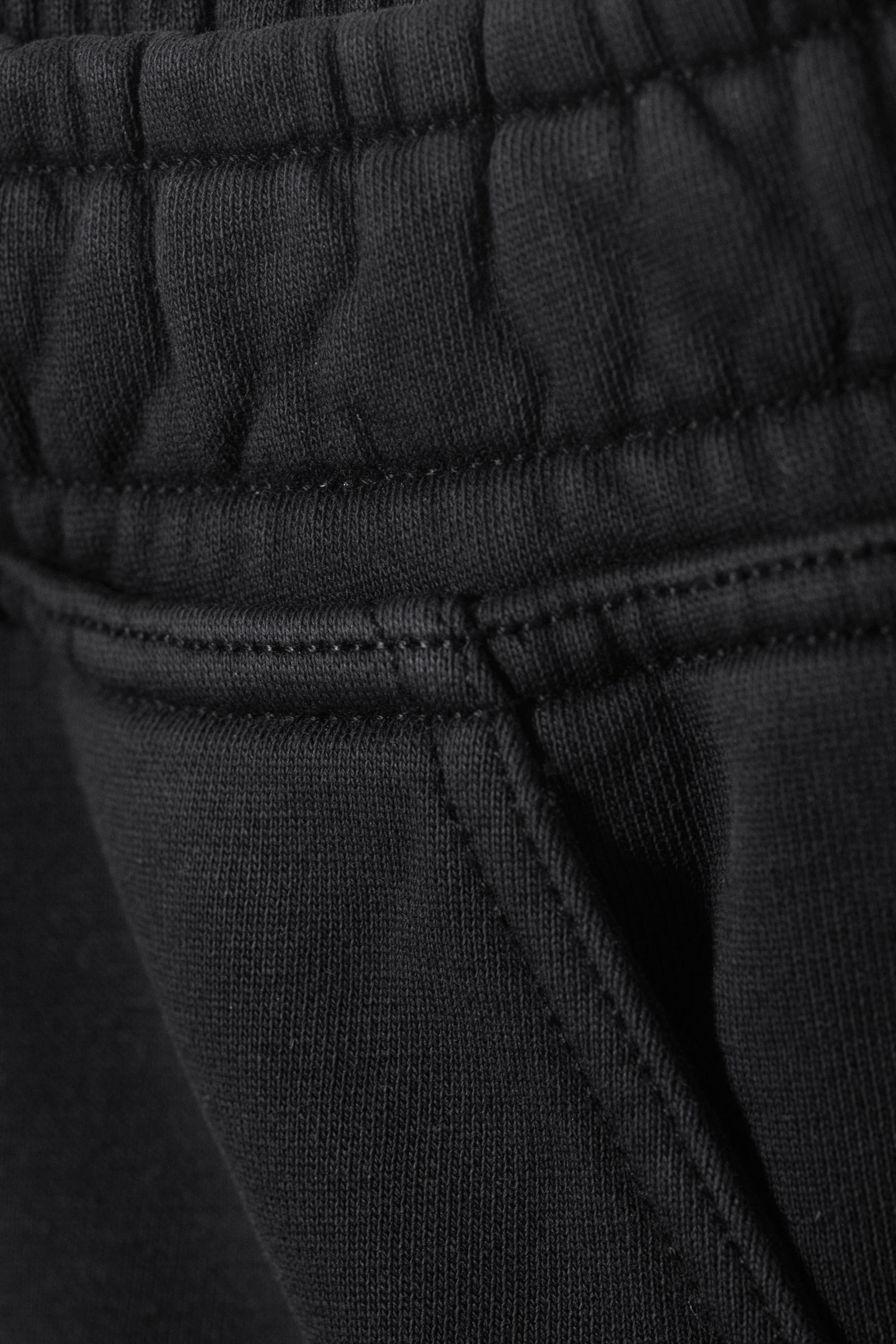 Dunkelgrau verwaschen - Lockere knielange Jersey-Shorts - 9