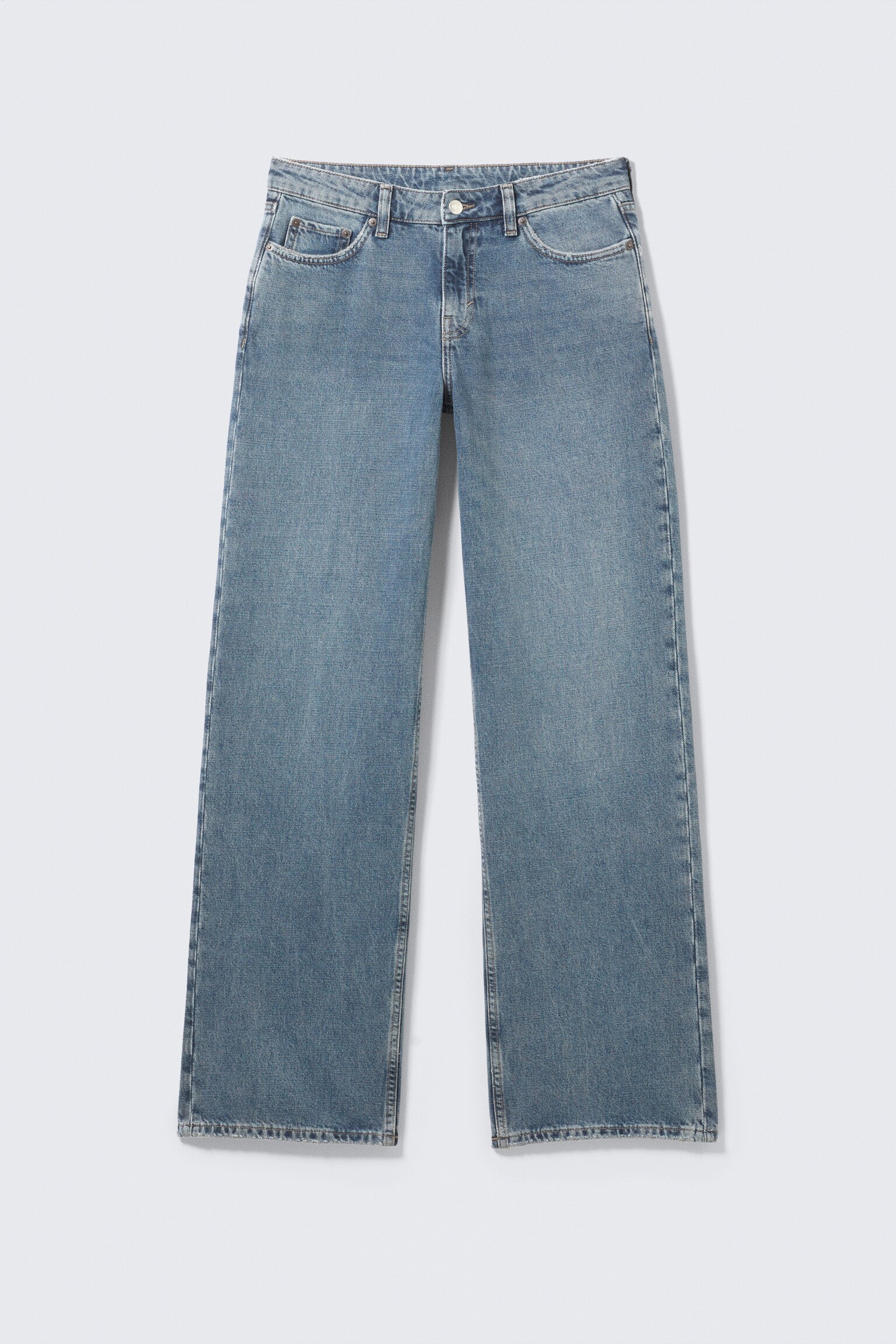 Ample Low Rise Loose Wide Leg Jeans - Blue One - Medium Blue/Risso Black - Black/Baltic Blue - Dark Blue/Gasoline Blue - Medium Blue/Ink Black - Black/Blue Stream - Medium Blue/Snow Blue - Light Blue/Mine Grey - Dark Grey/Deep Sea Blue - Dark Blue/Ice Blue - Light Blue/Lip Blue - Light Blue/Lake Blue - Dark Blue/Cyan Dust - Medium Blue/Mine Blue - Medium Blue - 2