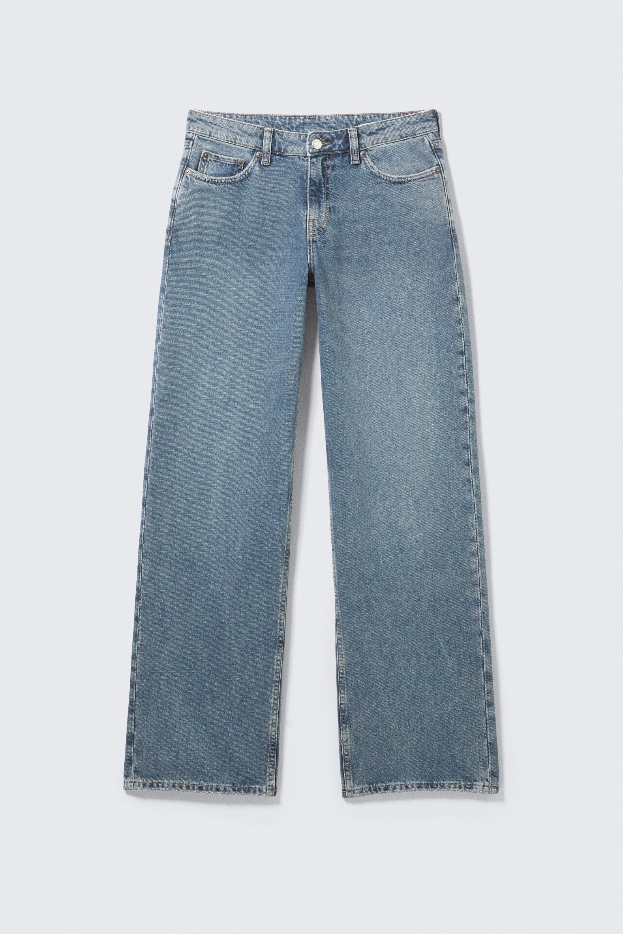 Zobacz większy obraz: Dżinsy Ample Low Rise Loose Wide Leg - One Blue - Medium Blue - ONA | H&M PL 6
